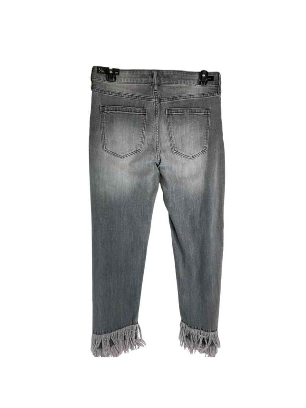 Liverpool Los Angeles Jeans Womens Sz 2/26 Pumice Fray Fringe Stretch Nwt $98 - Picture 2 of 13